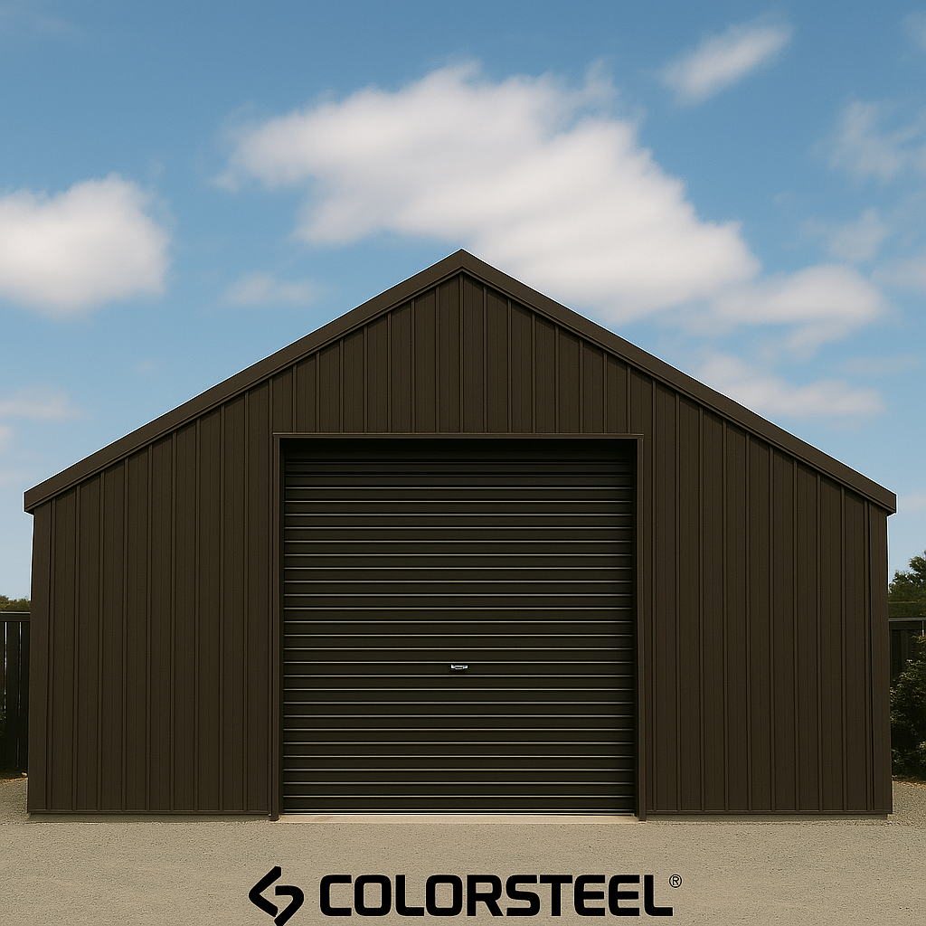 Colorsteel Roller Garage Door 2.4M High- Choose Width