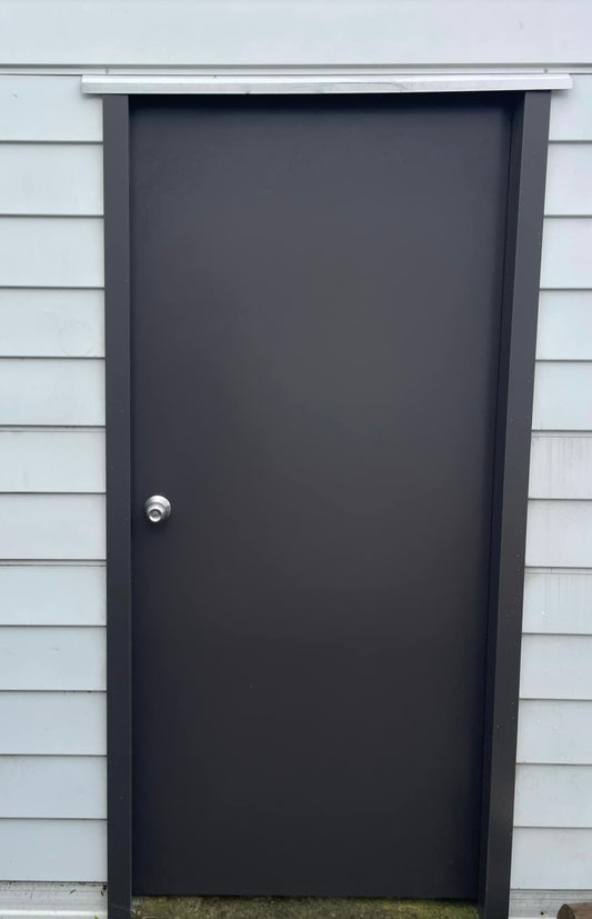 Personal Access door home or work garage in NZ Colorsteel