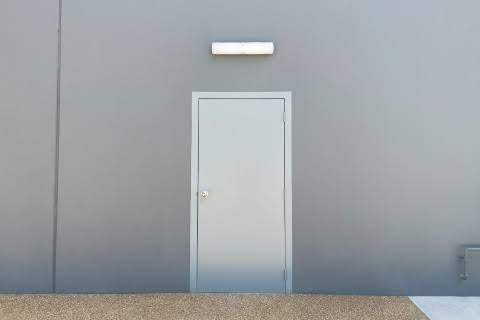 Personal Side Access Garage Door in Zincalume