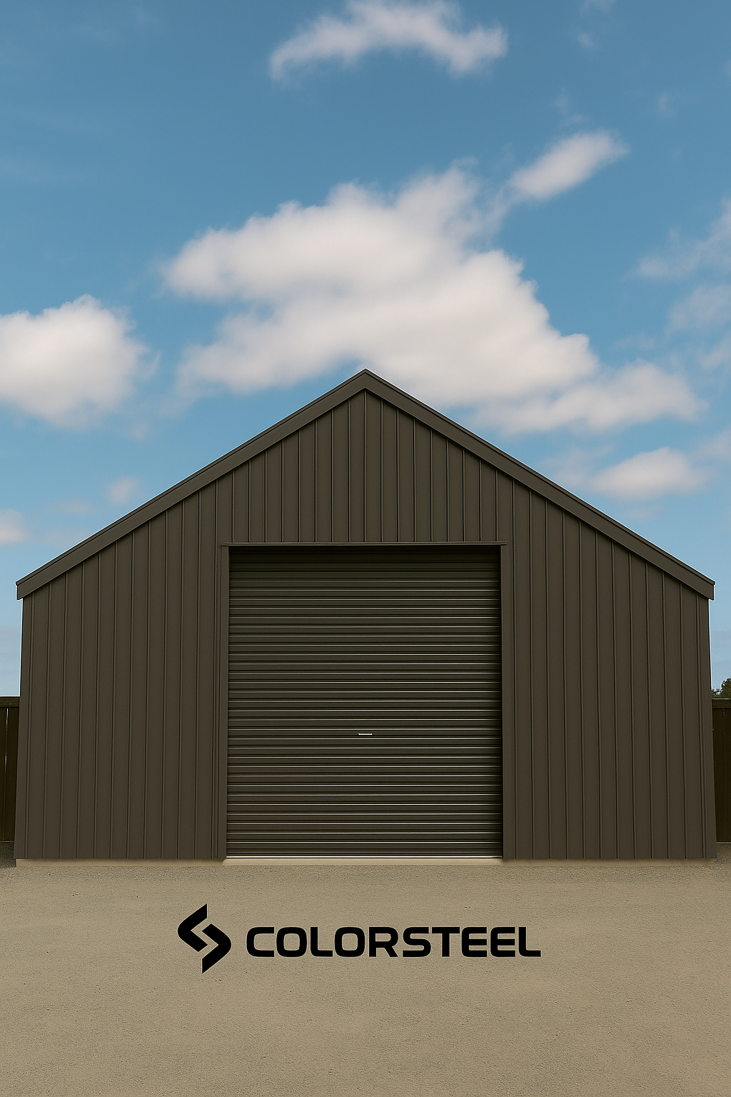 Colorsteel Roller Garage Door 2.4M High- Choose Width