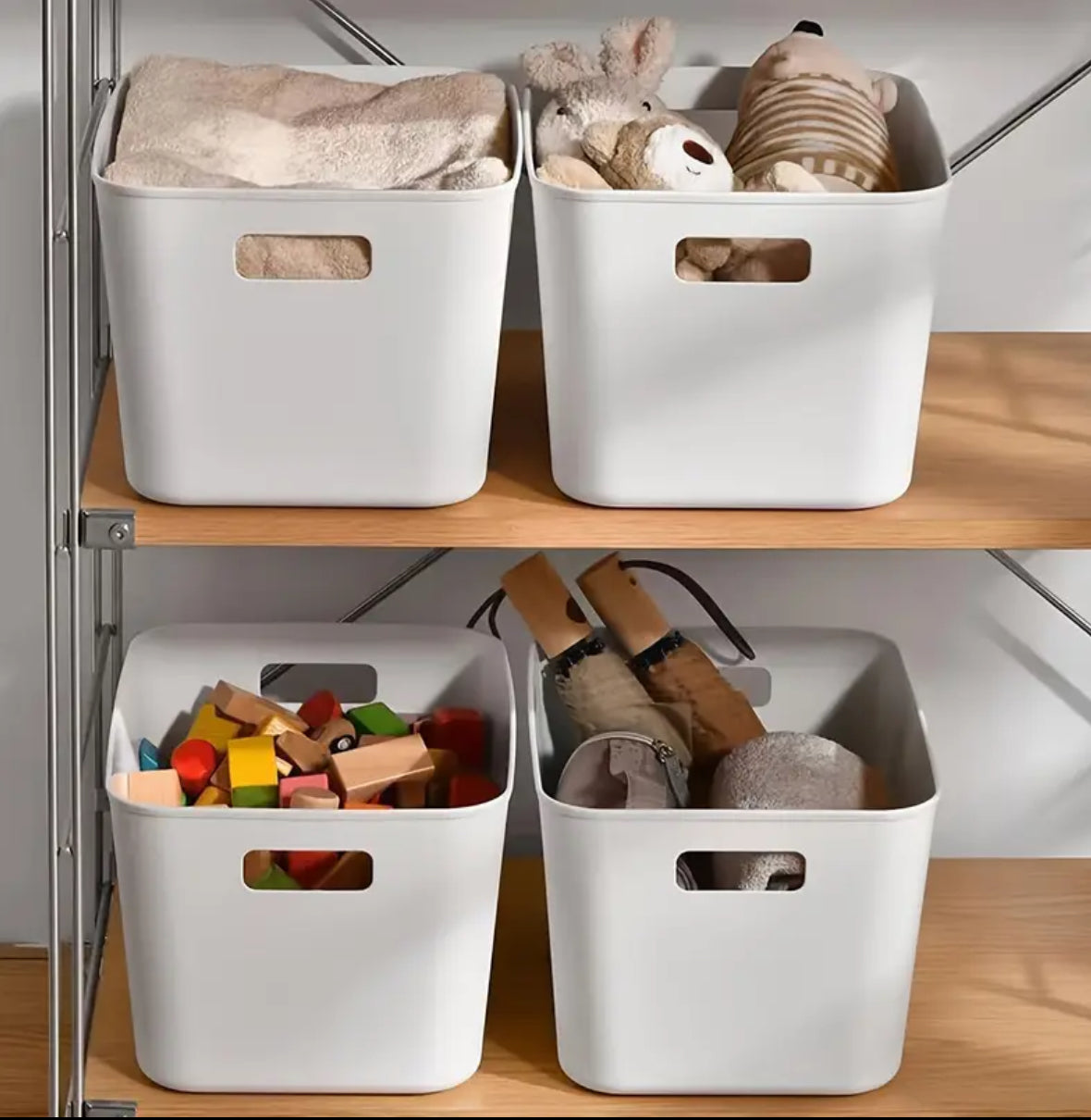 PGS Storage Tubs – Versatile & Space-Saving Organizers (Set of 2)