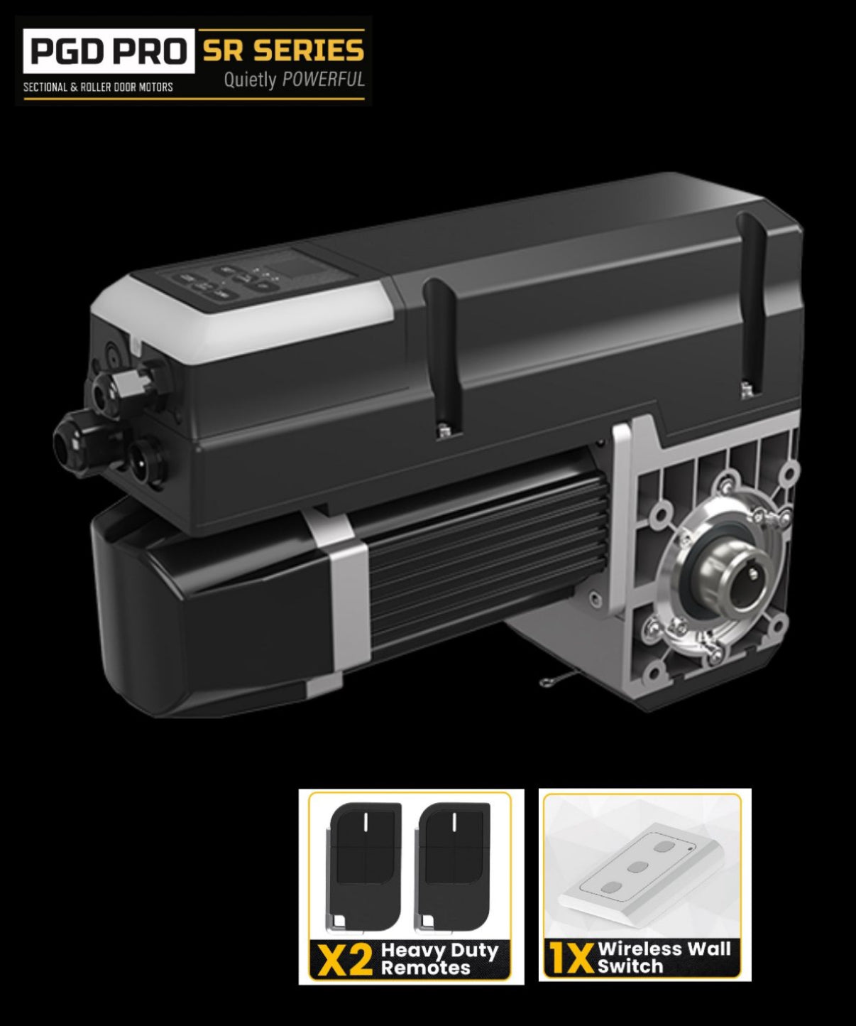 Side-Mounted Garage Door Motor – Sectional Residential-Commercial