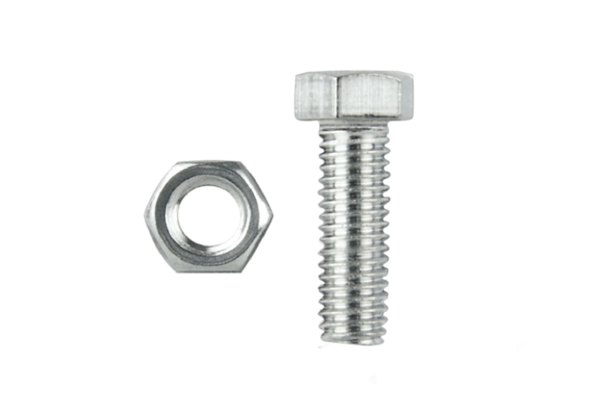 M6 14mm Nut Garage Door Bolt x50