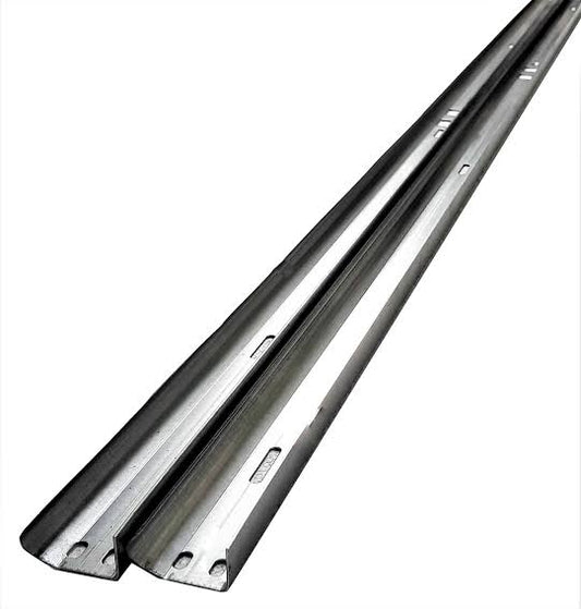 Garage Door Side Tracks. For Panel Lift OverHead Door. Sold As Pair 2250mm Max Door Height