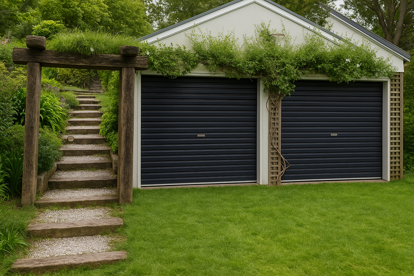 Colorsteel Roller Garage Door 2.4M High- Choose Width