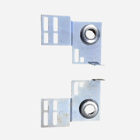 Sectional door pole brackets