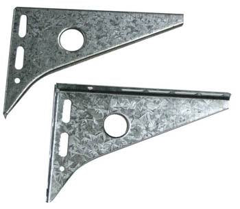 Roller Door Side Mounting Pole Brackets – x2 pcs |One pair