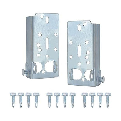 Garage door bottom cable bracket