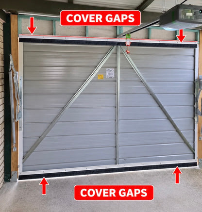Tilt Garage Door Gap Bristle Seal 1M Lengths