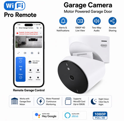 Wifi Garage Door Motor Garage Camera. Universal All NZ Models