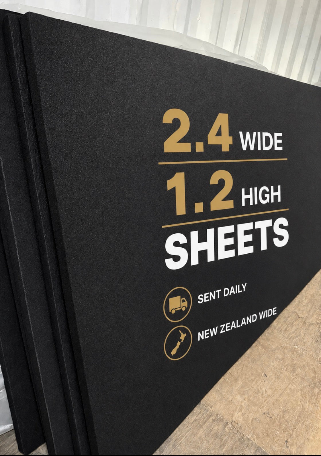 Garage Door Insulation Panels 1200h x 2400w/40mm thick- sold per sheet
