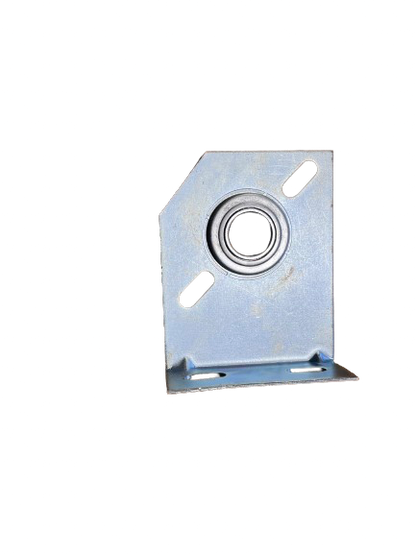 Spring pole bracket sectional panel door