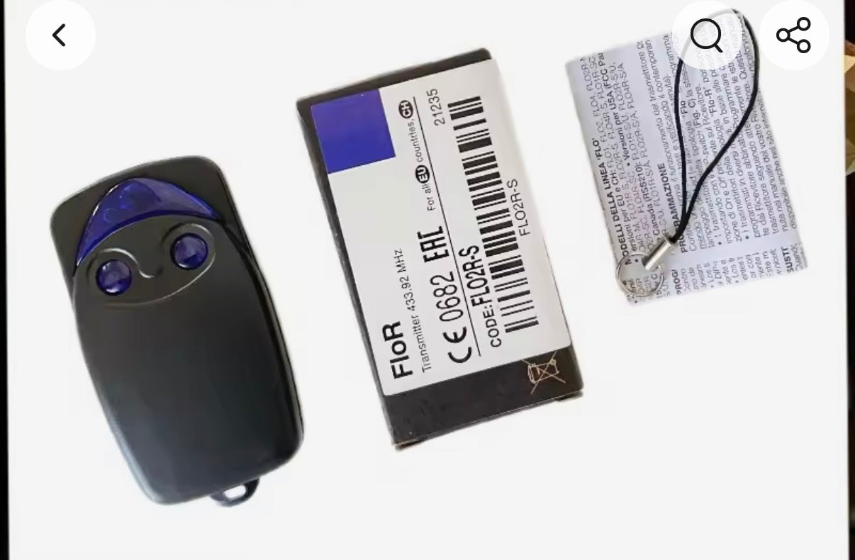 Nice FLO2R-S / FLO4R-S Remote