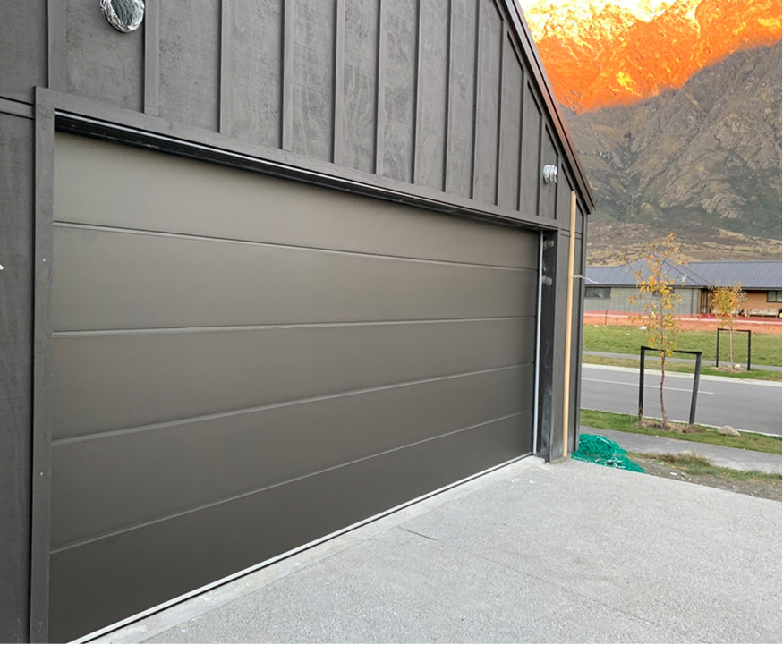 DOUBLE- Insulated Sectional Panel Garage Door (2.1M high choose your custom width)