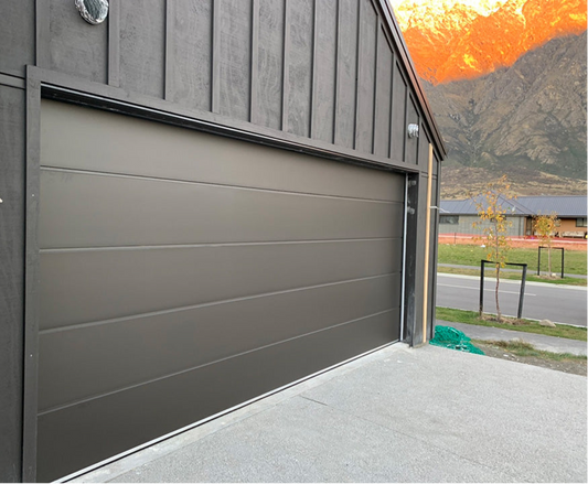 DOUBLE- Insulated Sectional Panel Garage Door (2.1M high choose your custom width)