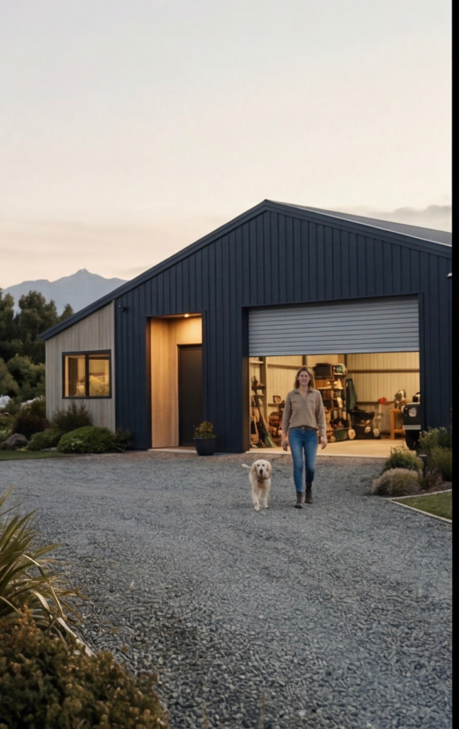 Colorsteel Roller Garage Door 2.7h High -Choose Width