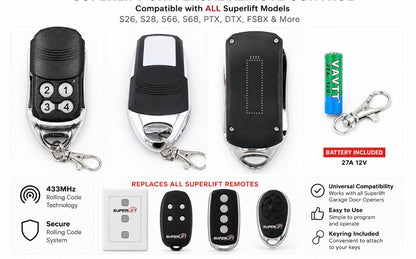 Superlift Opener Key Ring Remote
