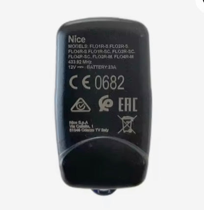 Nice FLO2R-S / FLO4R-S Remote