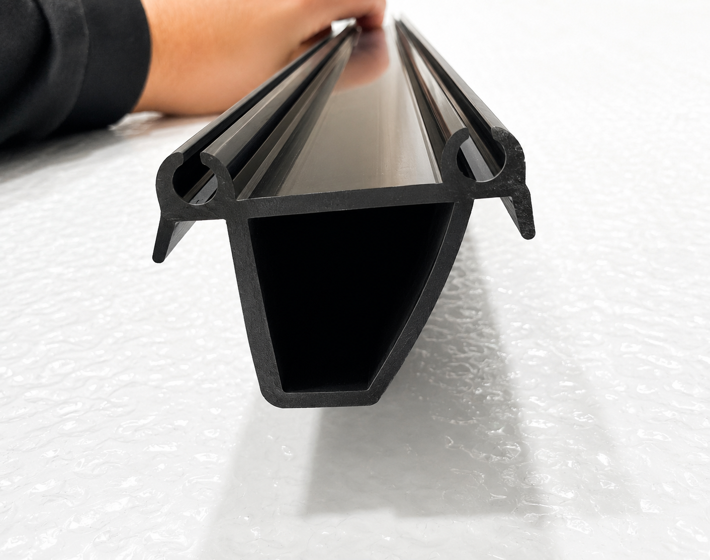 Garage Door Bottom Seal With PVC Carrier 1.5M lengths