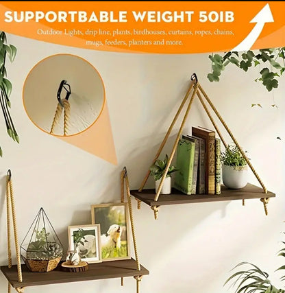 Screw In Hook With Clip 10 pack