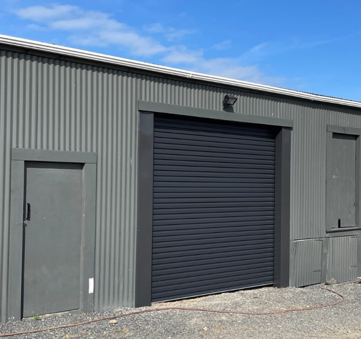 Custom Roller Door Enter frame size, add extras, order online. Cheap DIY supply.