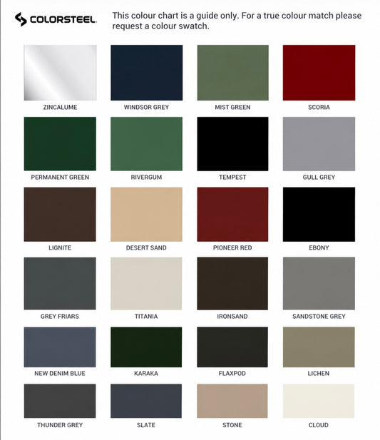 Touch up paint- colorsteel colours 10ml with brush pot