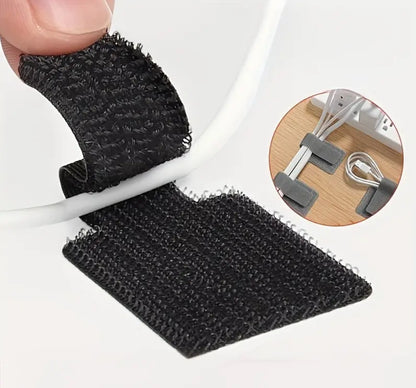 10-Pack Self-Adhesive Cable Organizers