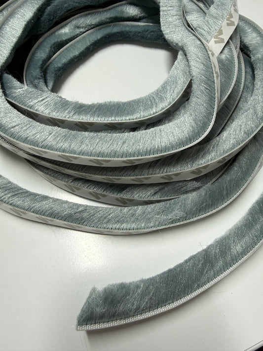 Garage door fluff seal 