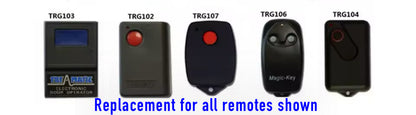 Tilta matic, Parker Garage Door Remote