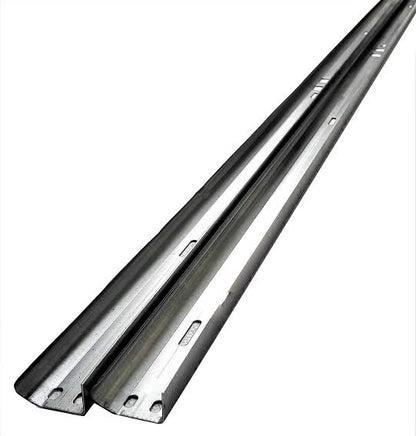 Garage Door Side Tracks. For Panel Lift OverHead Door. Sold As Pair 2250mm Max Door Height