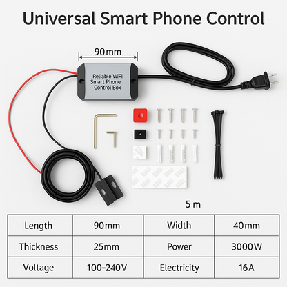 Garage Door & Gate, Phone Controlled Universal Wifi DIY Kit (All NZ Models)
