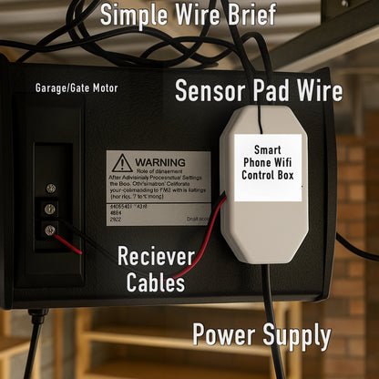 Garage Door & Gate, Phone Controlled Universal Wifi DIY Kit (All NZ Models)