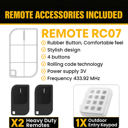 Sliding Gate Motor PGR-800 Includes Remotes And Keypad
