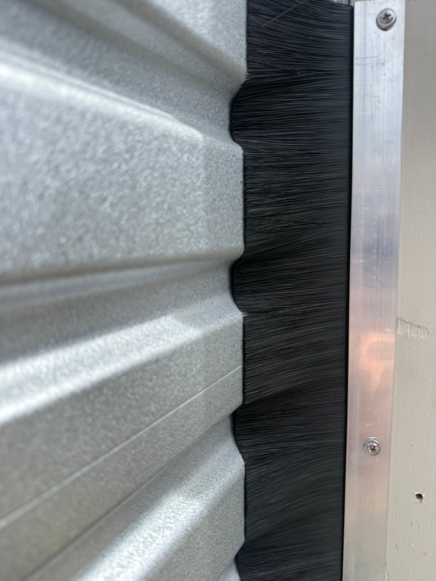 Roller Garage Door Side Brush Seal. Universal Fit All NZ Roller Doors