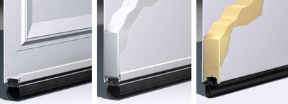 SINGLE- Insulated Sectional Panel Garage Door |2.4M High x 2750w max