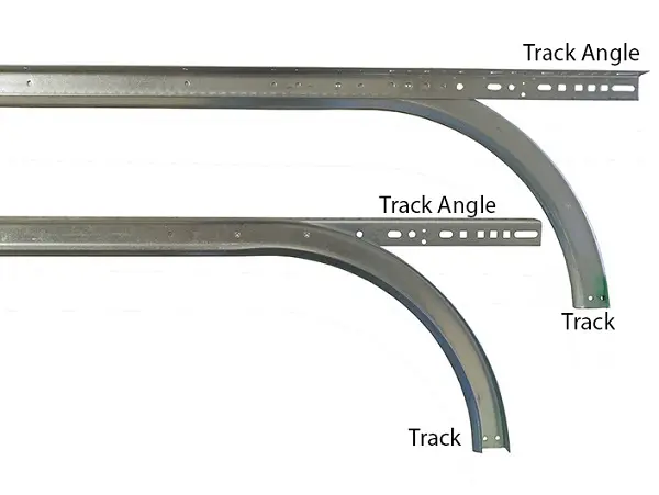 Garage Door Roller Tracks. Vertical or Horizontal, Sold as Pair