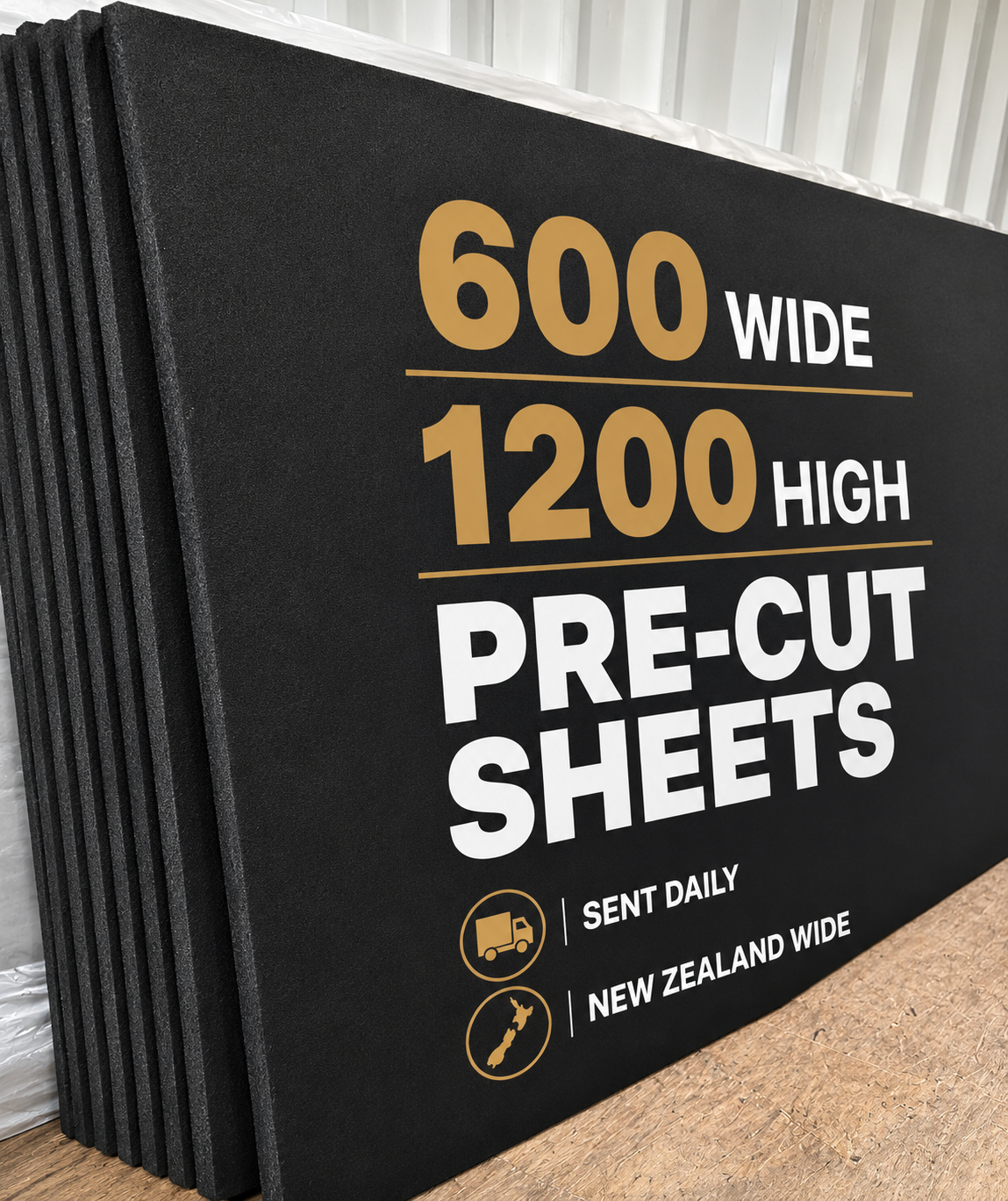 Pre-Cut Garage Door Insulation Panels (600 x 1200mm)