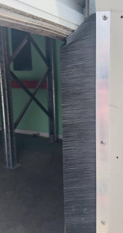 Roller Garage Door Side Brush Seal. Universal Fit All NZ Roller Doors